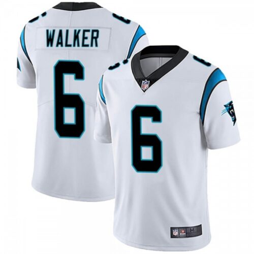 686242ee8fe90_1 Men's Carolina Panthers #6 P.J. Walker White Vapor Untouchable Limited Stitched Jersey