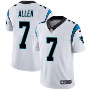 686242f20cb31_1 Men's Carolina Panthers #7 Kyle Allen White Vapor Untouchable NFL Limited Stitched Jersey