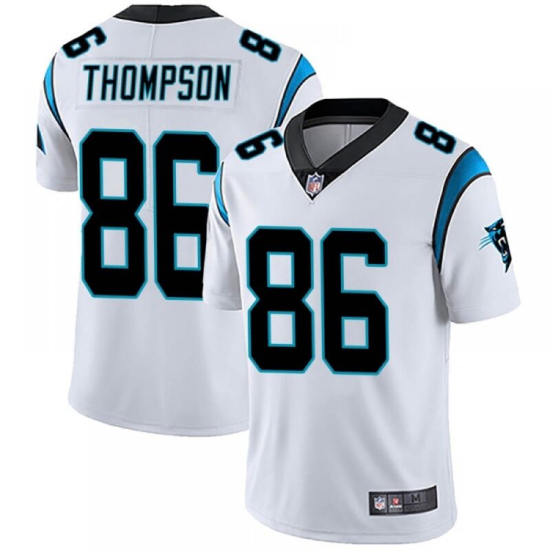 686242f88b68a_1 Men's Carolina Panthers #86 Colin Thompson White Vapor Untouchable Limited Stitched Jersey