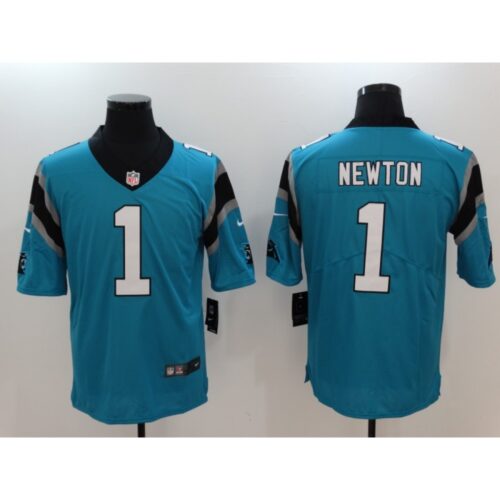 6862440c37aed_1 Men's Carolina Panthers#1 Cam Newton Blue Vapor Untouchable Player Limited Jersey