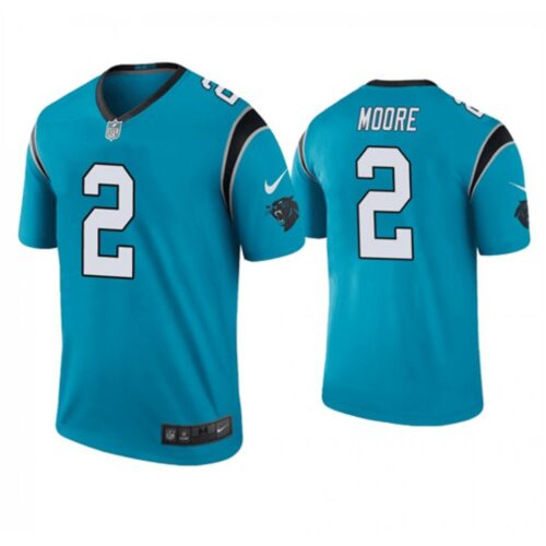6862442c9b948_1 Men's Carolina Panthers #2 D.J Moore Blue Vapor Untouchable Limited Stitched Jersey