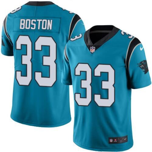6862444a1cd3e_1 Men's Carolina Panthers #33 Tre Boston Blue Vapor Untouchable NFL Limited Stitched Jersey