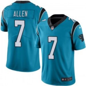 6862447a9d573_1 Men's Carolina Panthers #7 Kyle Allen Blue Vapor Untouchable NFL Limited Stitched Jersey
