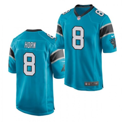 68624481ceb9c_1 Men's Carolina Panthers #8 Jaycee Horn Blue Vapor Untouchable Limited Stitched Jersey