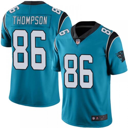 6862448c26adc_1 Men's Carolina Panthers #86 Colin Thompson Blue Vapor Untouchable Limited Stitched Jersey