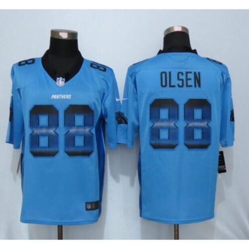 68624492a8c0a_1 Panthers #88 Greg Olsen Blue Alternate Men's Stitched NFL Limited Strobe Jersey