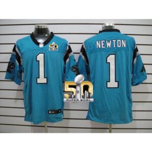 6862452f9707a_1 Panthers #1 Cam Newton Blue Alternate Super Bowl 50 Men's Stitched NFL Elite Jersey