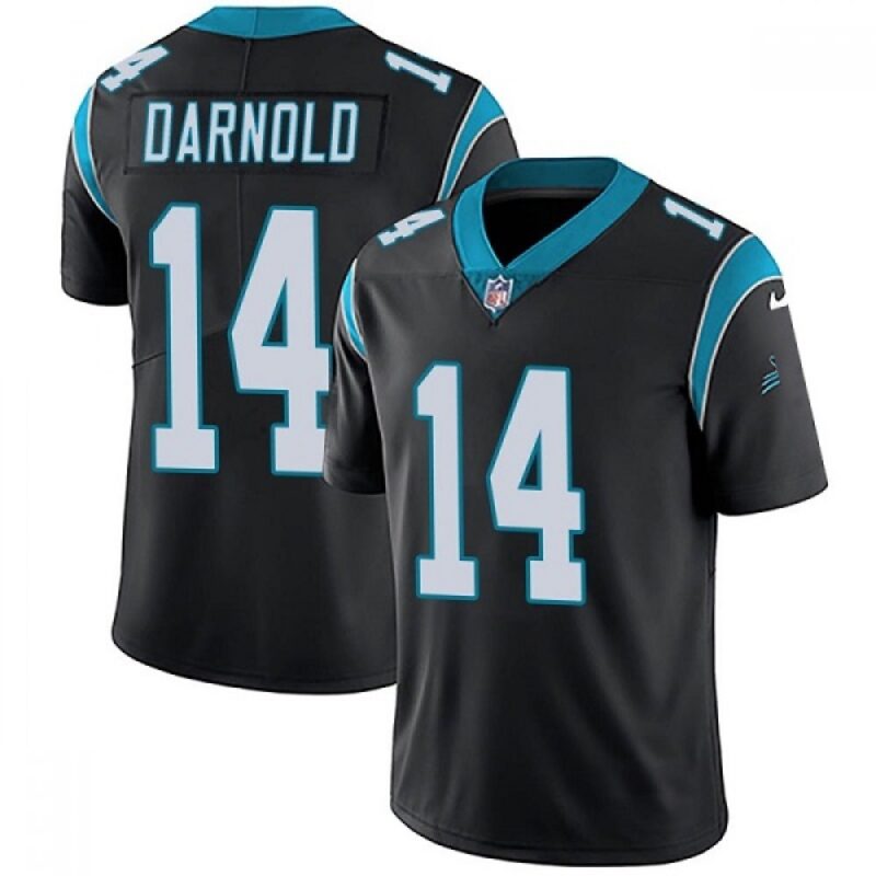 686245b931d14_1 Men's Carolina Panthers #14 Sam Darnold Black Vapor Untouchable Limited Stitched Jersey