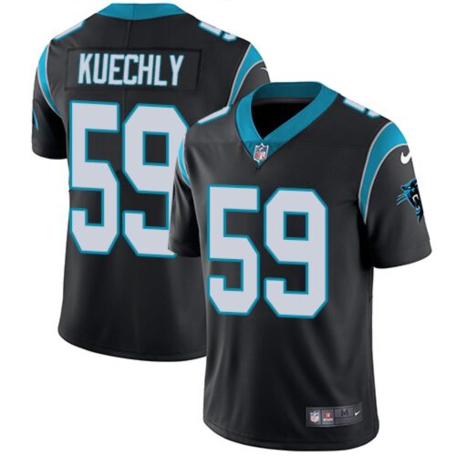 6862464633377_1 Men's Carolina Panthers #59 Luke Kuechly Black Vapor Untouchable Limited Stitched NFL Jersey