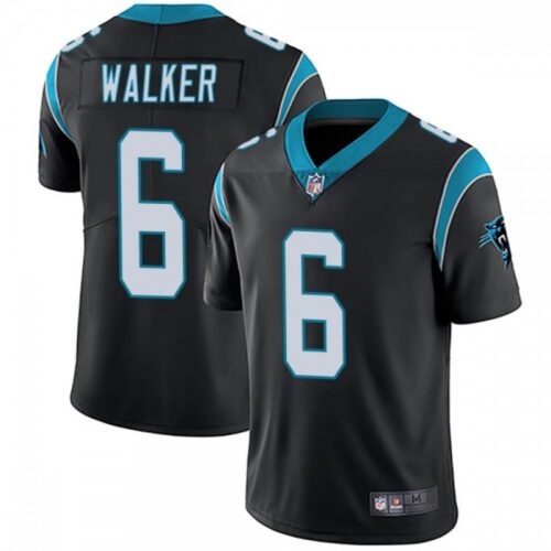 6862466a96be6_1 Men's Carolina Panthers #6 P.J. Walker Black Vapor Untouchable Limited Stitched Jersey