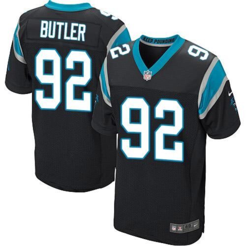 6862472455a32_1 Panthers #92 Vernon Butler Black Team Color Men's Stitched NFL Elite Jersey