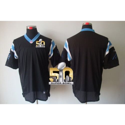 6862475070b9d_1 Panthers Blank Black Team Color Super Bowl 50 Men's Stitched NFL Elite Jersey