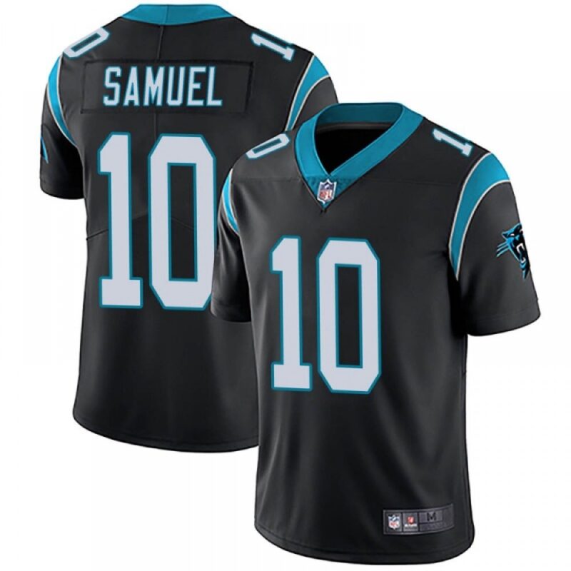 6862476ba85a0_1 Men's Carolina Panthers #10 Curtis Samuel Black Vapor Untouchable Limited Stitched Jersey