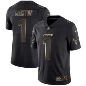 6862477f0944a_1 Men's Carolina Panthers #1 Cam Newton 2019 Black Gold Edition Stitched NFL Jersey