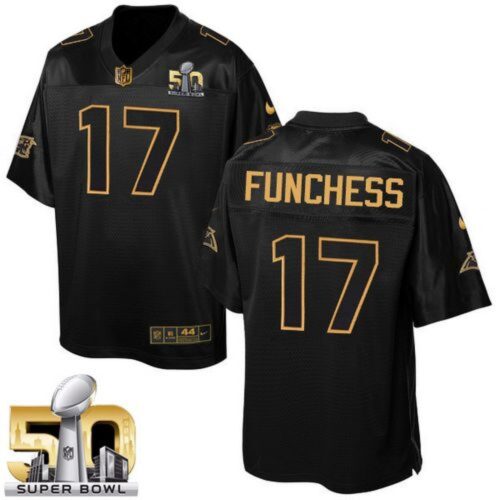 686247bed6657_1 Panthers #17 Devin Funchess Black Super Bowl 50 Men's Stitched NFL Elite Pro Line Gold Collection Jersey