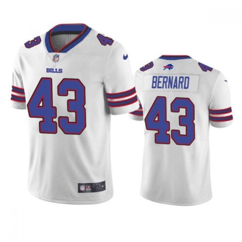 686247f880f06_1 Men's Buffalo Bills #43 Terrel Bernard White Vapor Untouchable Limited Stitched Jersey