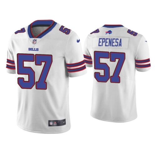 68624806126b0_1 Men's Buffalo Bills #57 A.J. Epenesa White Vapor Untouchable Limited Stitched Jersey