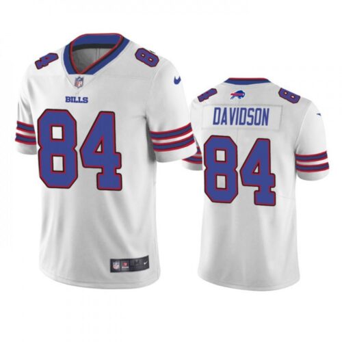 6862481981f6d_1 Men's Buffalo Bills #84 Zach Davidson White Vapor Untouchable Limited Stitched Jersey