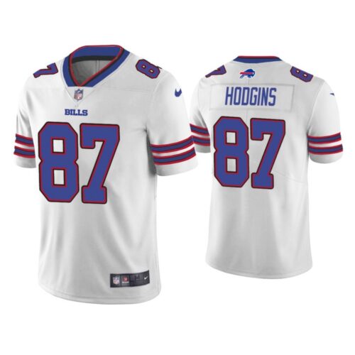 6862481cd07f4_1 Men's Buffalo Bills #87 Isaiah Hodgins White Vapor Untouchable Limited Stitched Jersey