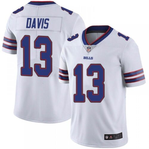 6862489941093_1 Men's Buffalo Bills #13 Gabriel Davis White Vapor Untouchable Limited Stitched Jersey