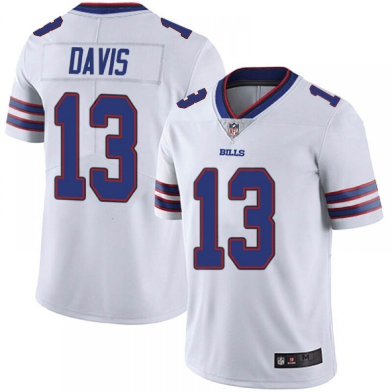 6862489941093_1 Men's Buffalo Bills #13 Gabriel Davis White Vapor Untouchable Limited Stitched Jersey