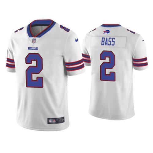 686248b7e2a10_1 Men's Buffalo Bills #2 Tyler Bass White Vapor Untouchable Limited Stitched Jersey