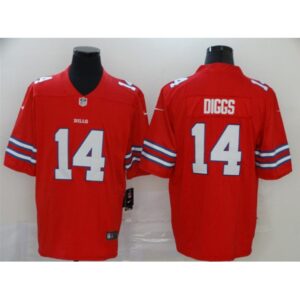 686248e9d181a_1 Men's Buffalo Bills #14 Stefon Diggs Red Vapor Stitched Football Jersey