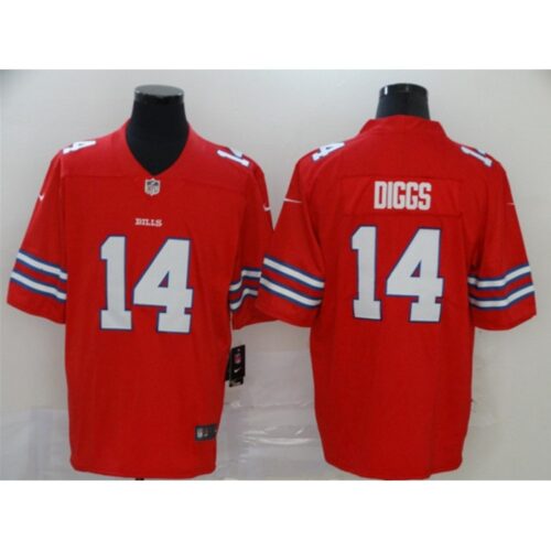 686248e9d181a_1 Men's Buffalo Bills #14 Stefon Diggs Red Vapor Stitched Football Jersey