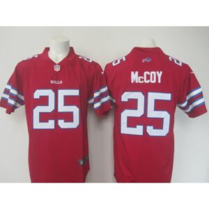 68624964ad95d_1 Men's Bills #25 LeSean McCoy Red Limited Rush Stitched NFL Jersey