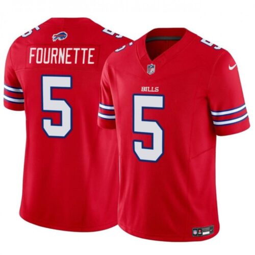 686249797167c_1 Men's Buffalo Bills #5 Leonard Fournette Red Vapor Untouchable Limited Stitched Football Jersey