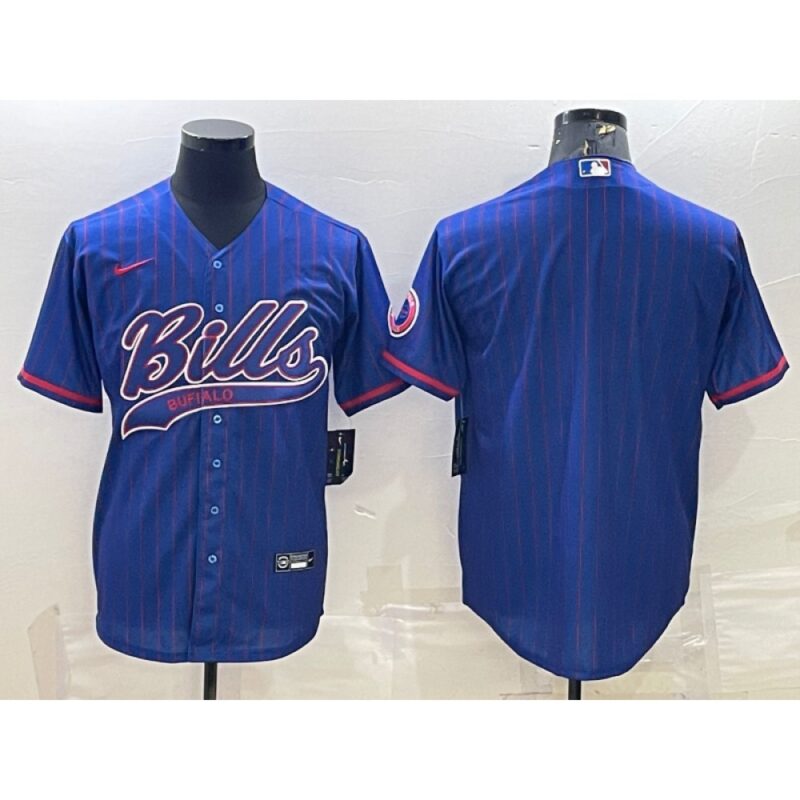 686249ab0badb_1 Men's Buffalo Bills Blank Royal With Patch Cool Base Stitched Baseball Jersey