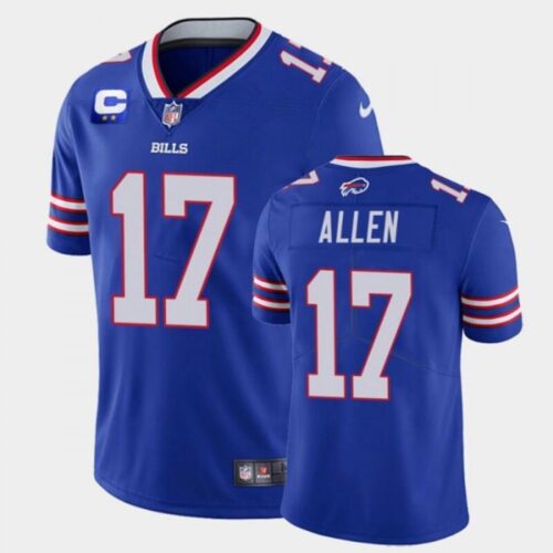 686249f79ef42_1 Men's Buffalo Bills #17 Josh Allen Royal With C Patch Limited Stitched Jersey