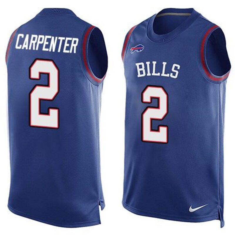 686249fe6dce6_1 Bills #2 Dan Carpenter Royal Blue Team Color Men's Stitched NFL Limited Tank Top Jersey