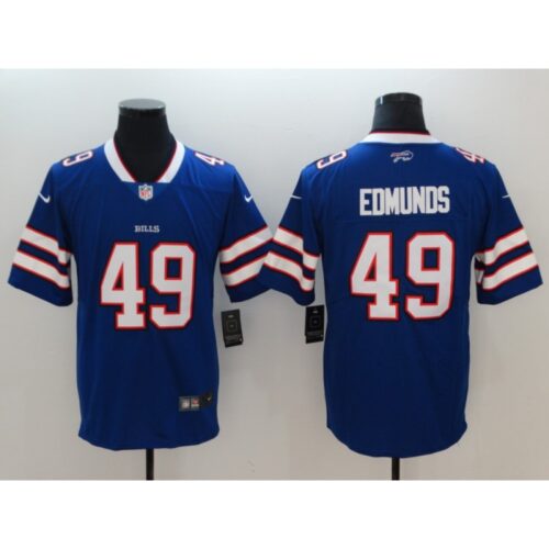 68624a1da168f_1 Men's Buffalo Bills #49 Tremaine Edmunds Royal 2018 NFL Draft Vapor Untouchable Limited Stitched Jersey