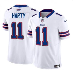 68624a50c5bd5_1 Men's Buffalo Bills #11 Deonte Harty White 2023 F.U.S.E. Vapor Untouchable Limited Stitched Jersey