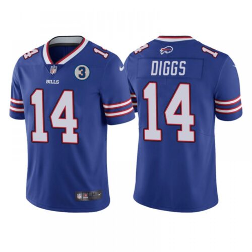 68624a7ae4824_1 Men's Buffalo Bills #14 Stefon Diggs Blue With NO.3 Patch Vapor Untouchable Limited Stitched NFL Jersey