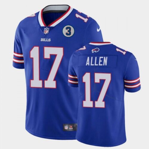 68624a81ab472_1 Men's Buffalo Bills #17 Josh Allen Blue With NO.3 Patch Vapor Untouchable Limited Stitched Jersey