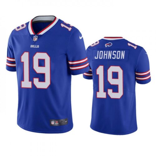 68624a852d8fd_1 Men's Buffalo Bills #19 KeeSean Johnson Blue Vapor Untouchable Limited Stitched Jersey