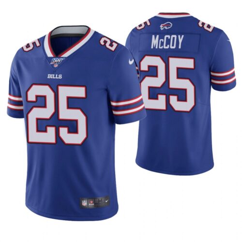 68624ab5d9ca8_1 Men's Buffalo Bills #25 LeSean McCoy Blue 2019 100th Season Vapor Untouchable Limited Stitched NFL Jersey