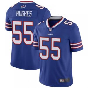68624ae208b82_1 Men's Buffalo Bills #55 Jerry Hughes Blue Vapor Untouchable Limited Stitched Jersey