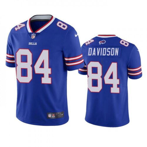 68624afd1e23e_1 Men's Buffalo Bills #84 Zach Davidson Blue Vapor Untouchable Limited Stitched Jersey