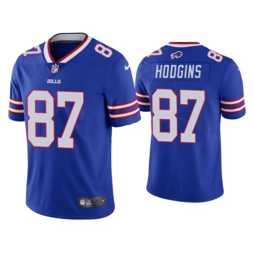 68624b041374f_1 Men's Buffalo Bills #87 Isaiah Hodgins Blue Vapor Untouchable Limited Stitched Jersey