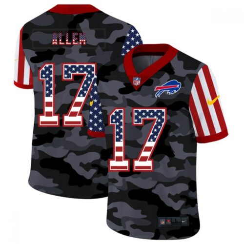 68624b2e71c5f_1 Men's Buffalo Bills #17 Josh Allen 2020 Camo USA Flag Limited Stitched Jersey