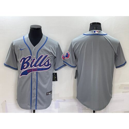 68624b461c222_1 Men's Buffalo Bills Blank Gray Cool Base Stitched Baseball Jersey