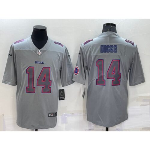 68624bb923452_1 Men's Buffalo Bills #14 Stefon Diggs Grey With Patch Atmosphere Fashion Stitched Jersey
