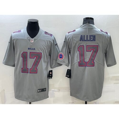68624bbcb0270_1 Men's Buffalo Bills #17 Josh Allen Grey With Patch Atmosphere Fashion Stitched Jersey