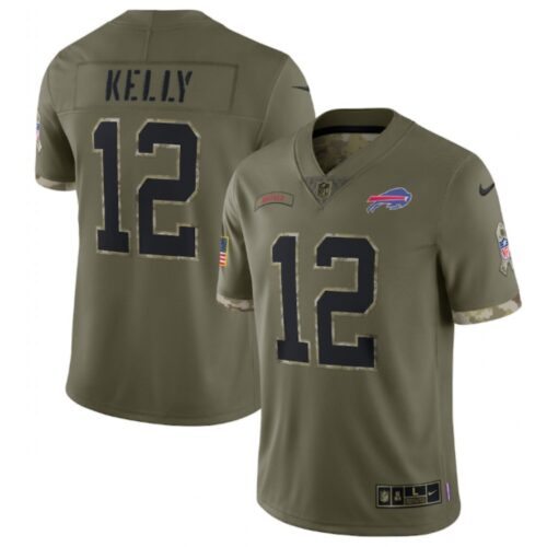 68624bf93d922_1 Men's Buffalo Bills #12 Jim Kelly Olive 2022 Salute To Service Limited Stitched Jersey