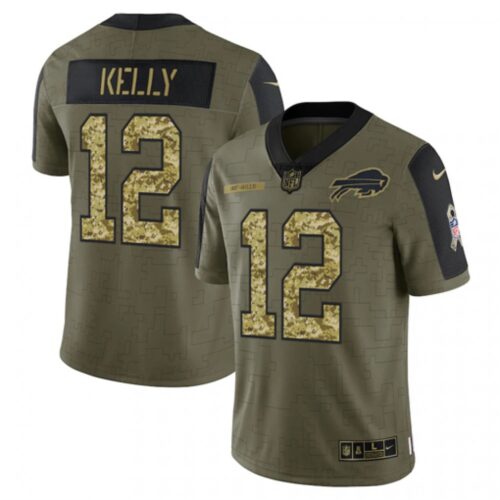 68624bfca64dc_1 Men's Buffalo Bills #12 Jim Kelly 2021 Olive Camo Salute To Service Limited Stitched Jersey