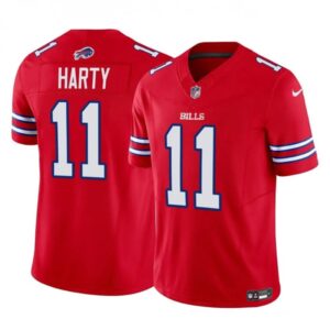 68624c452b983_1 Men's Buffalo Bills #11 Deonte Harty Red 2023 F.U.S.E. Vapor Untouchable Limited Stitched Jersey