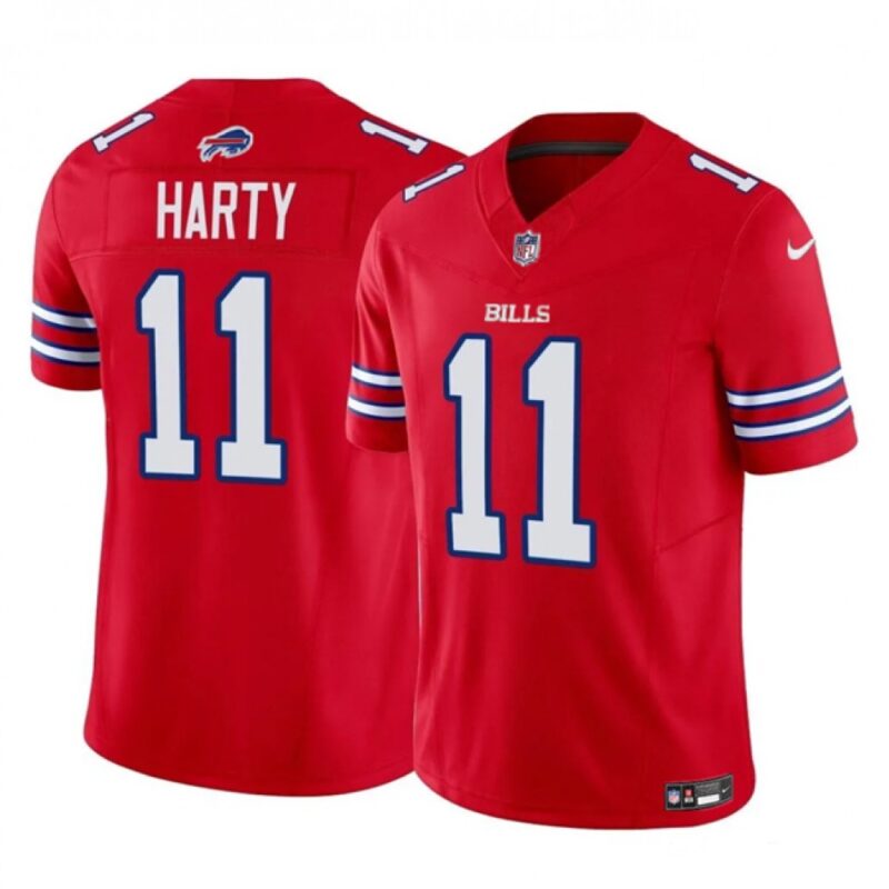 68624c452b983_1 Men's Buffalo Bills #11 Deonte Harty Red 2023 F.U.S.E. Vapor Untouchable Limited Stitched Jersey